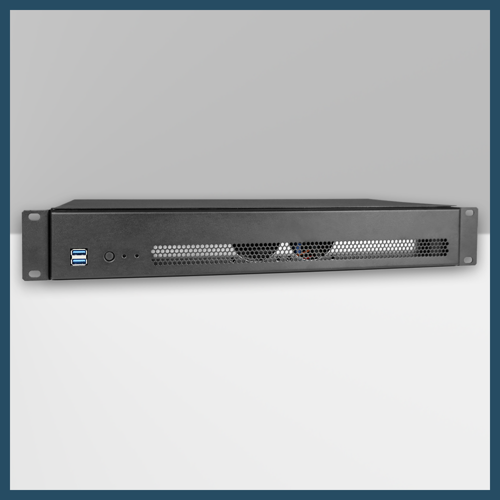 Industriele 1,5U Rackmount behuizing