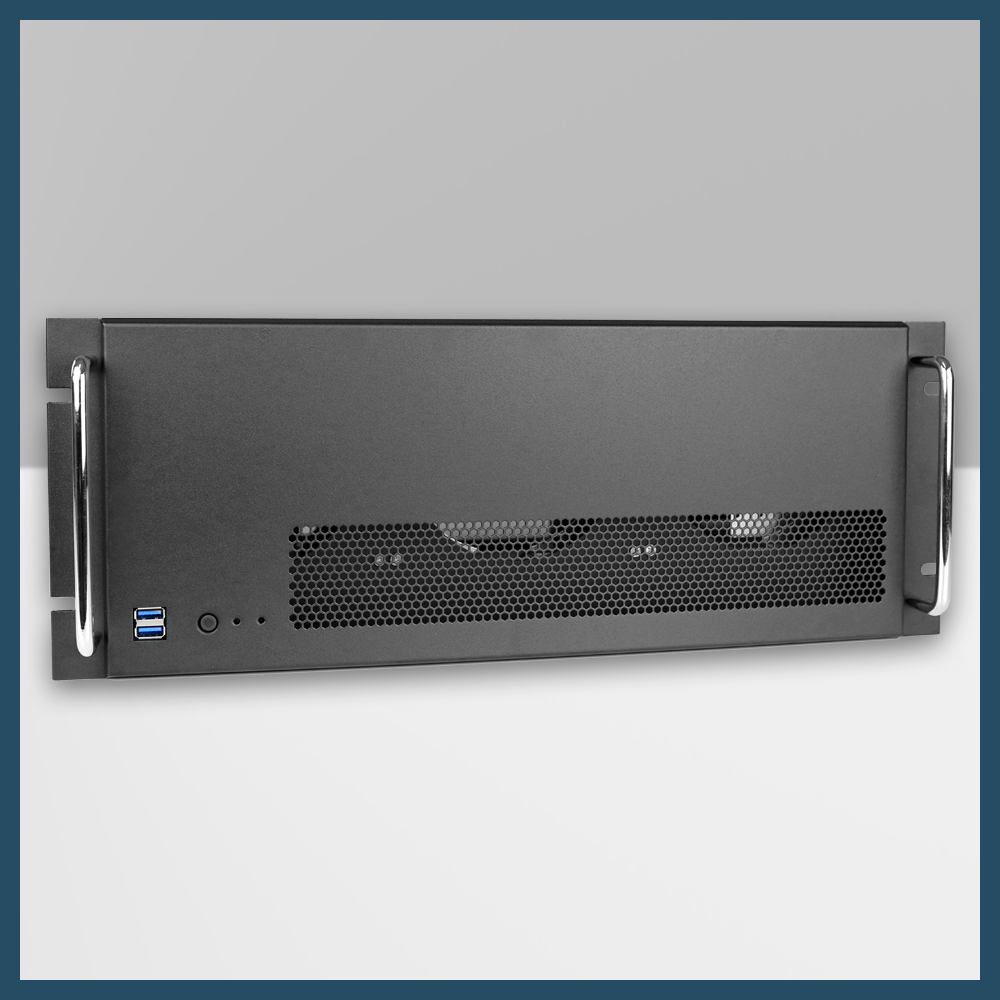 Industriele 4U Rackmount behuizing